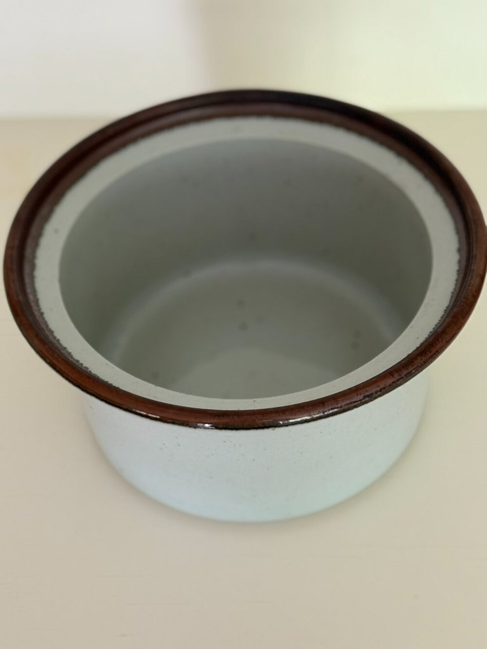 Vintage Dansk 8" Souffle Brown Mist